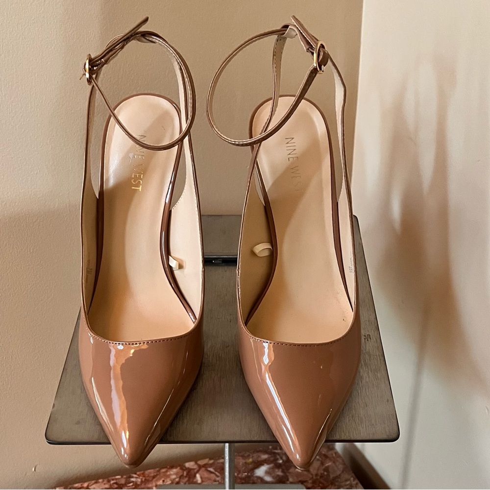 Nine West Elegant Slingback Heels with ankle strap